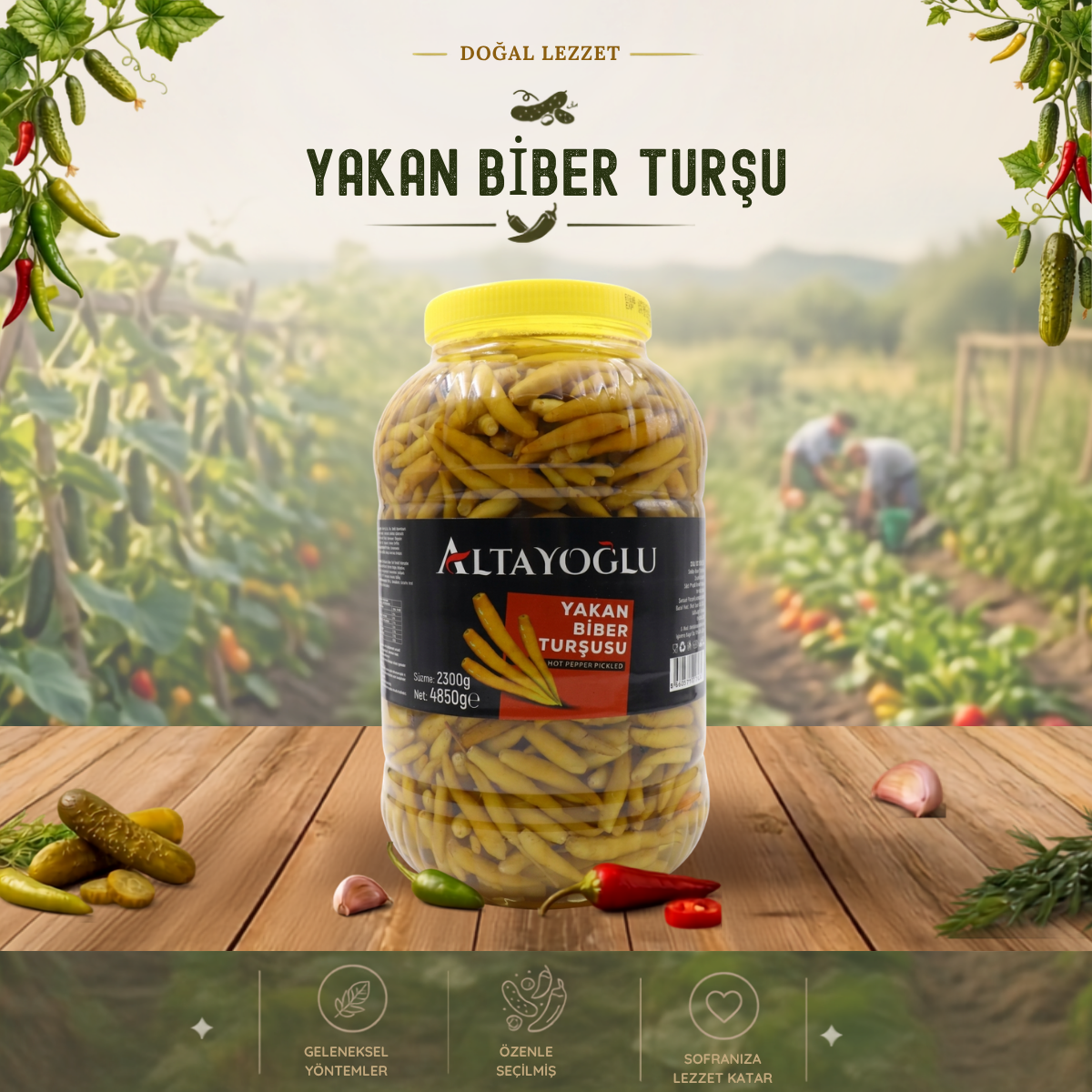 5000 cc Pet Yakan Biber (2300 GR)