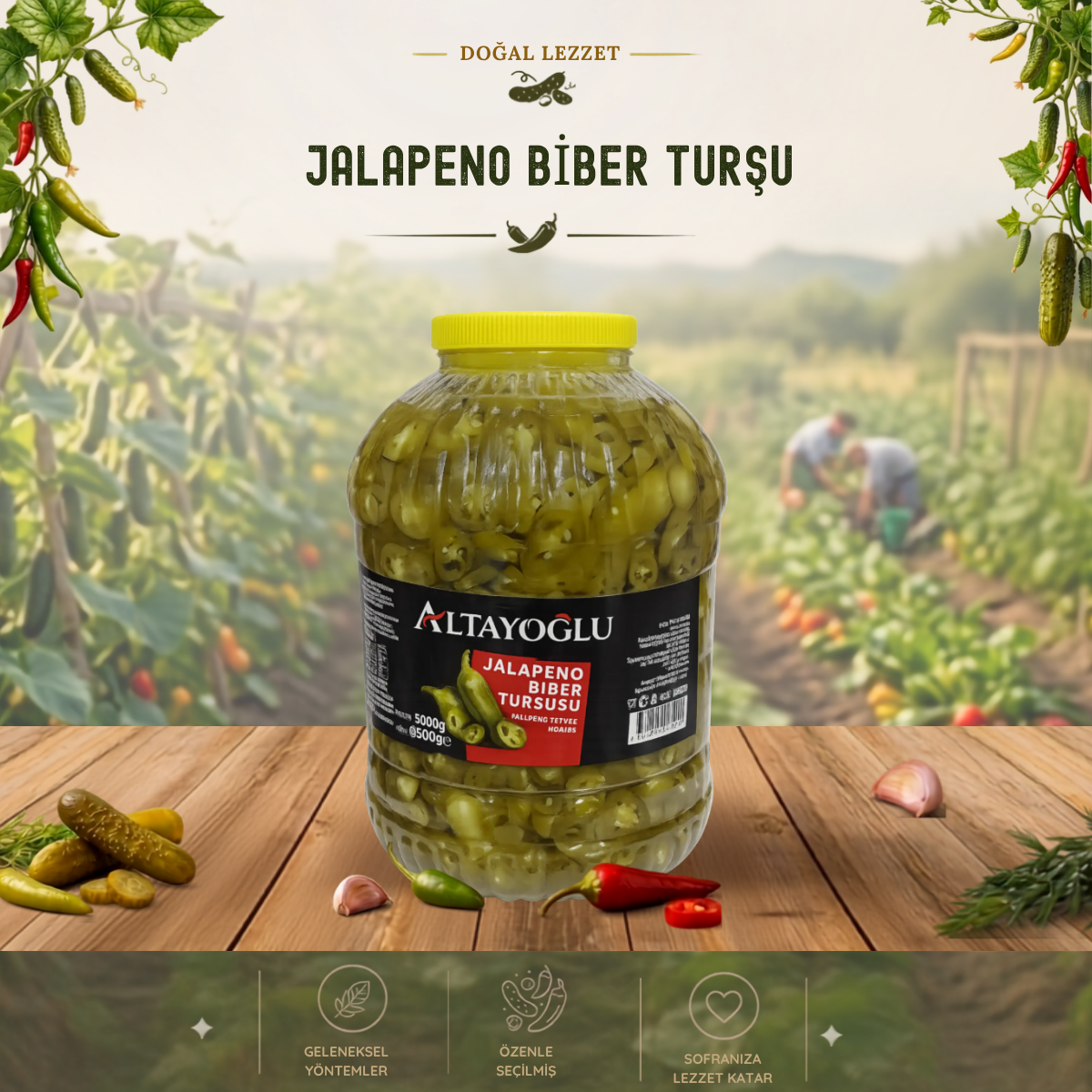 10 Kg Jalapone Turşu